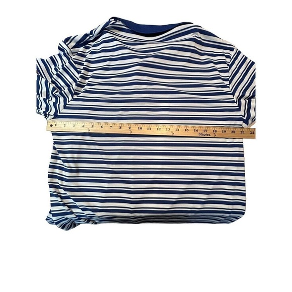 Indianapolis Colts NFL Team Apparel Cool Polo Shirt - Blue, White Striped Size L - Picture 8 of 15